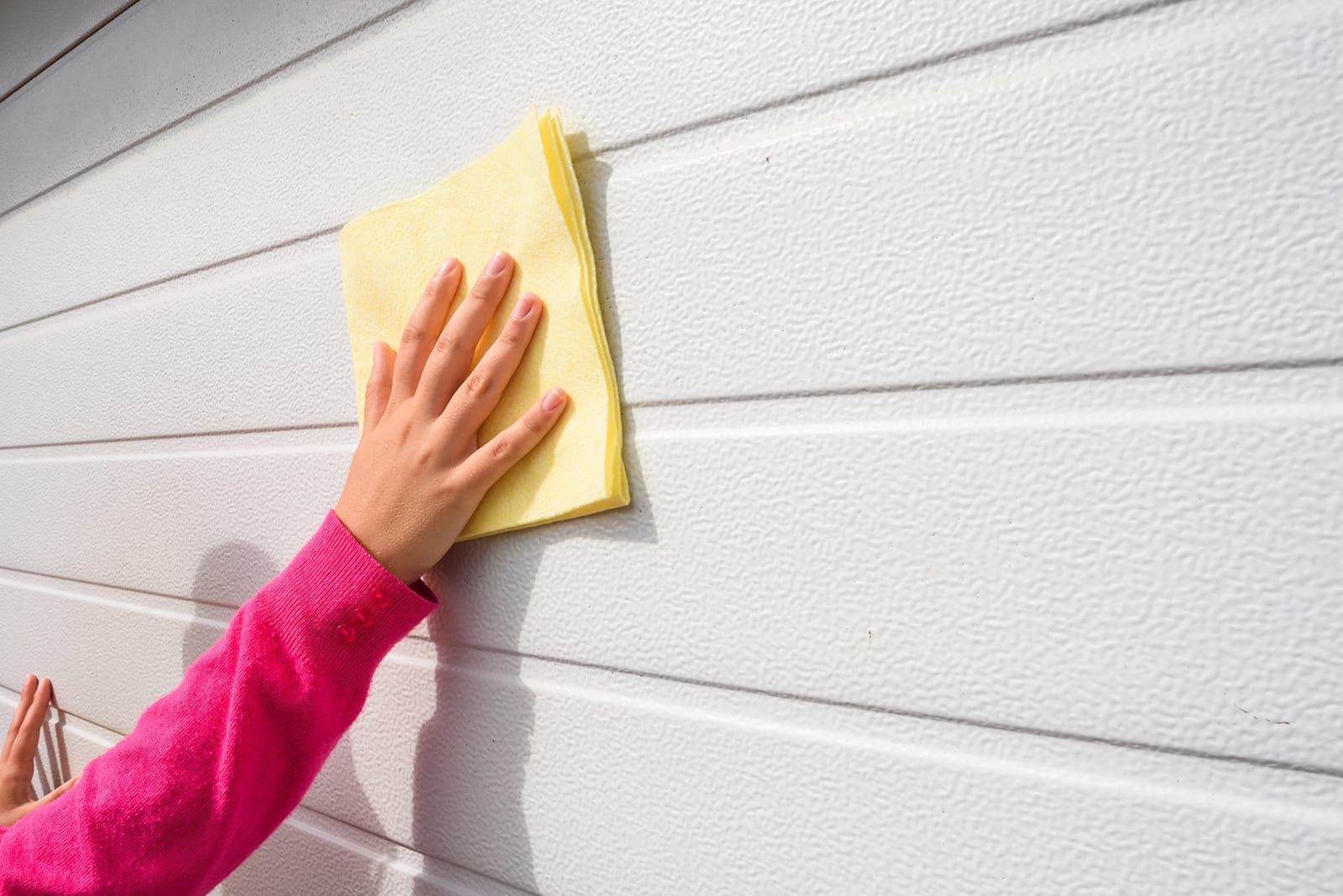 The best way to clean a garage door is simple, but the effects mean more than curb appeal.